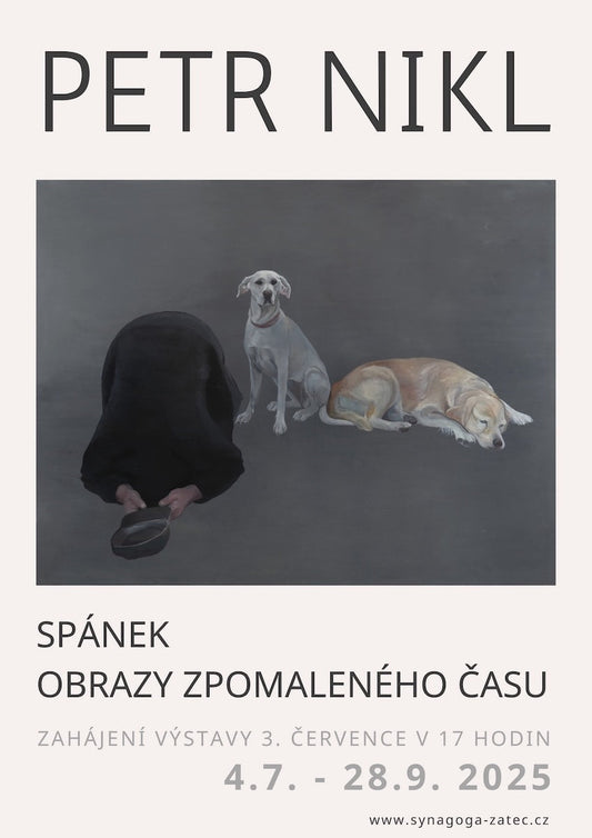 Výstava Spánek od Petra Nikla v žatecké synagoze, 2025