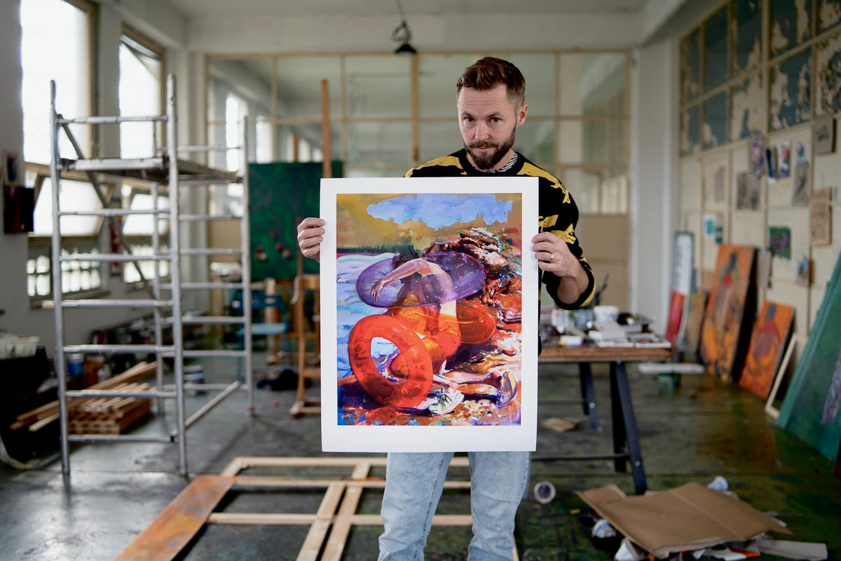 Holding the print