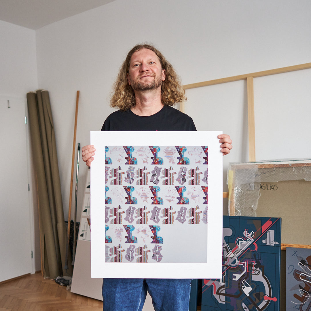 Holding the print