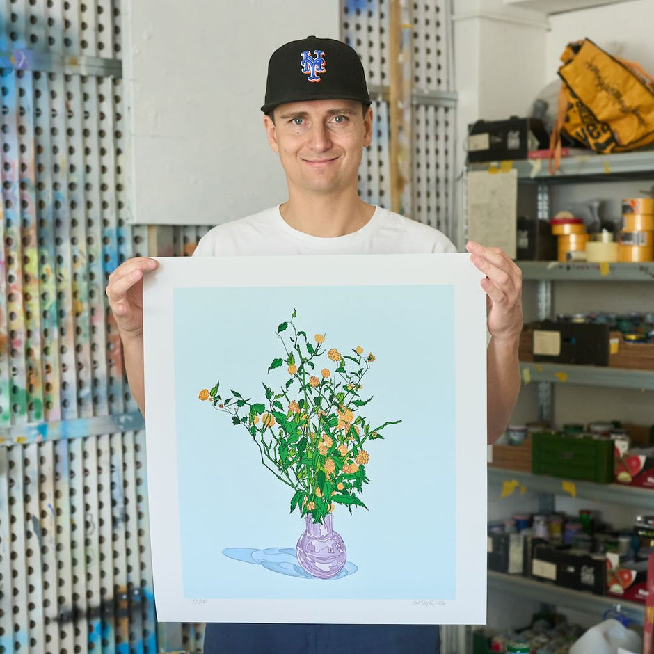 Jakub Matuška (Masker) | Flower in a purple weight