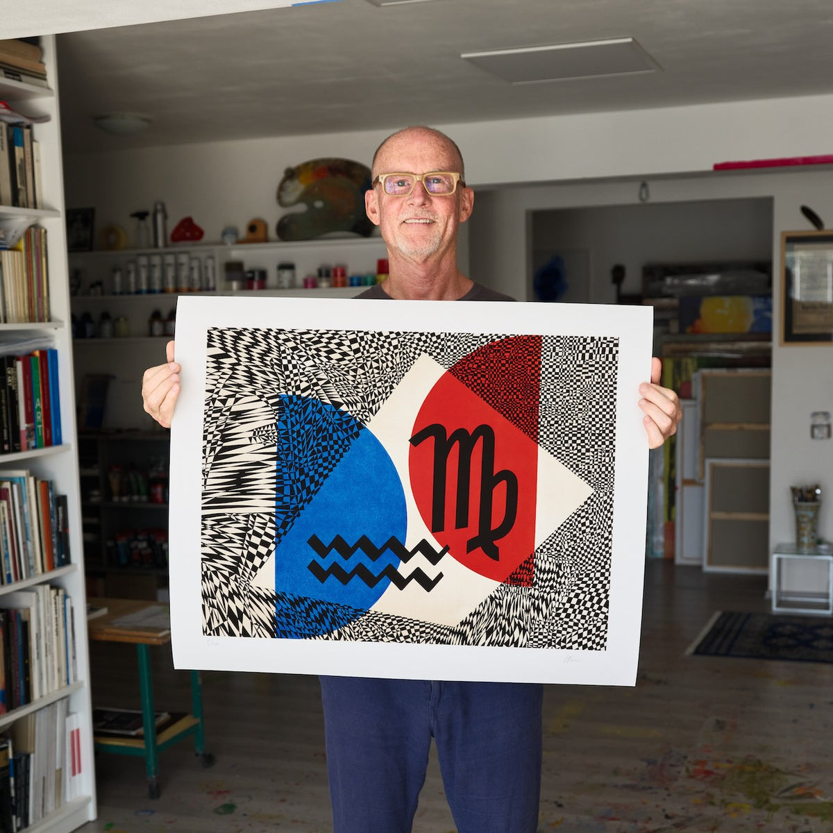 Holding the print