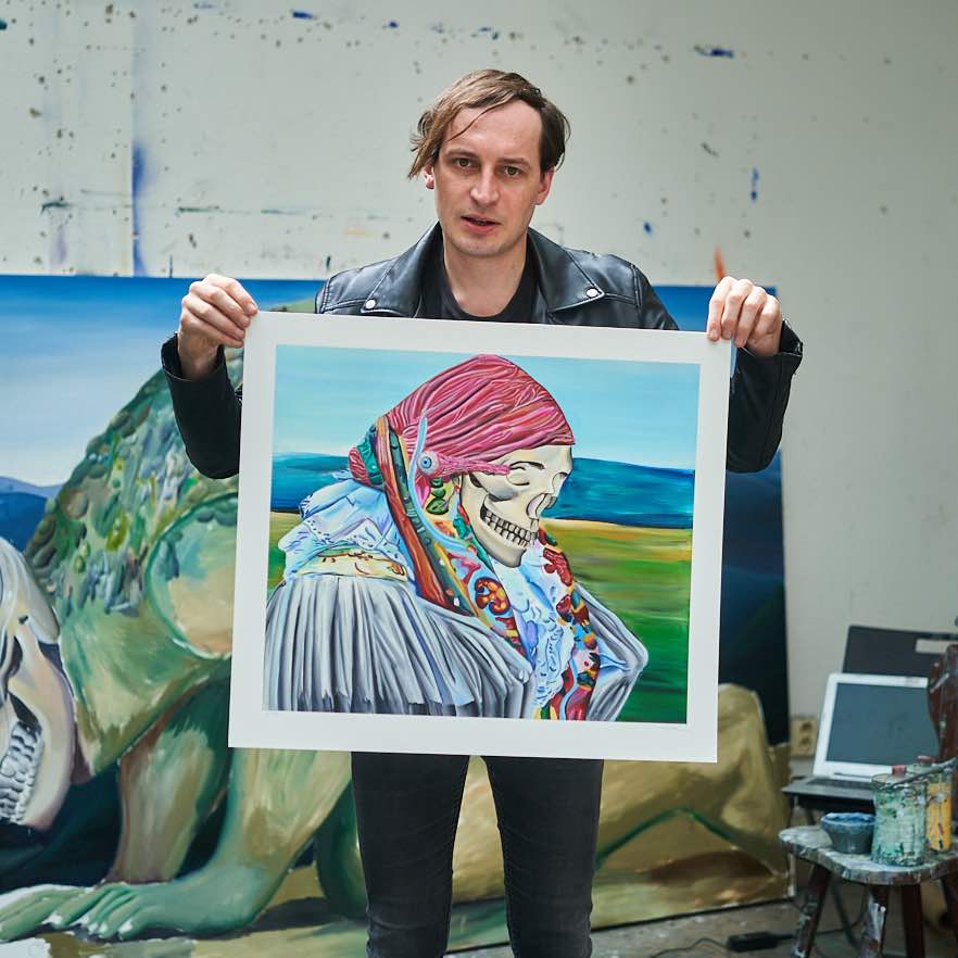 Holding the print