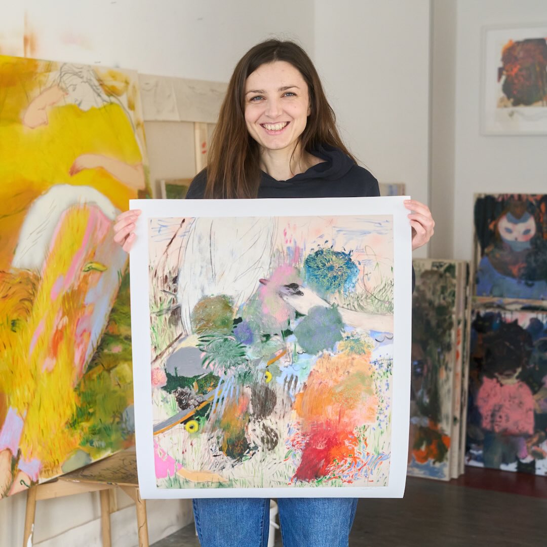 Holding the print