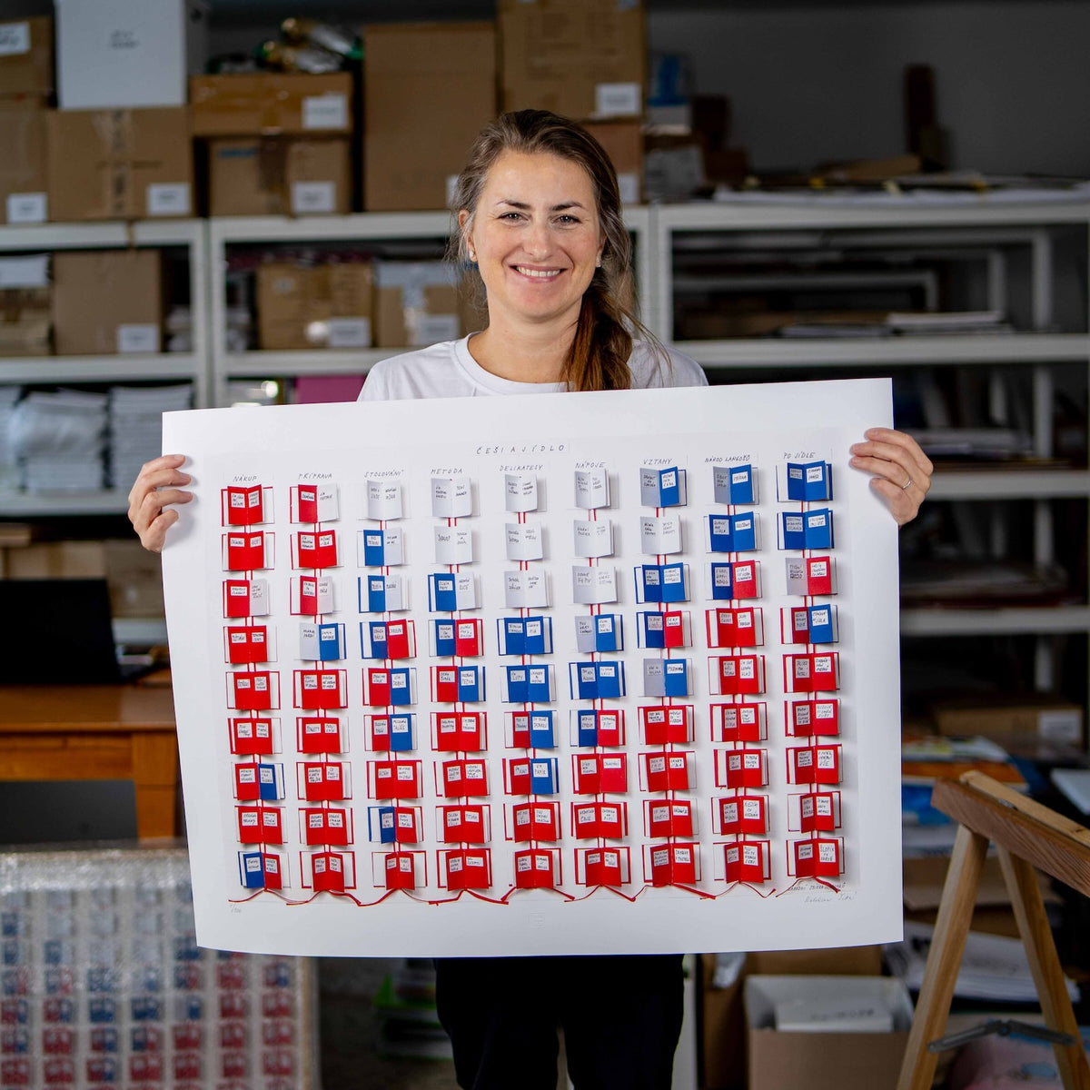 Holding the print