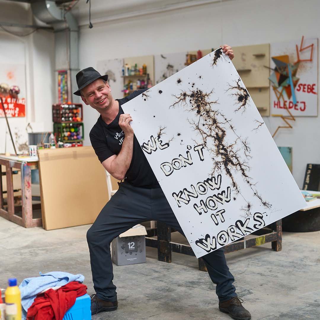 Holding the print