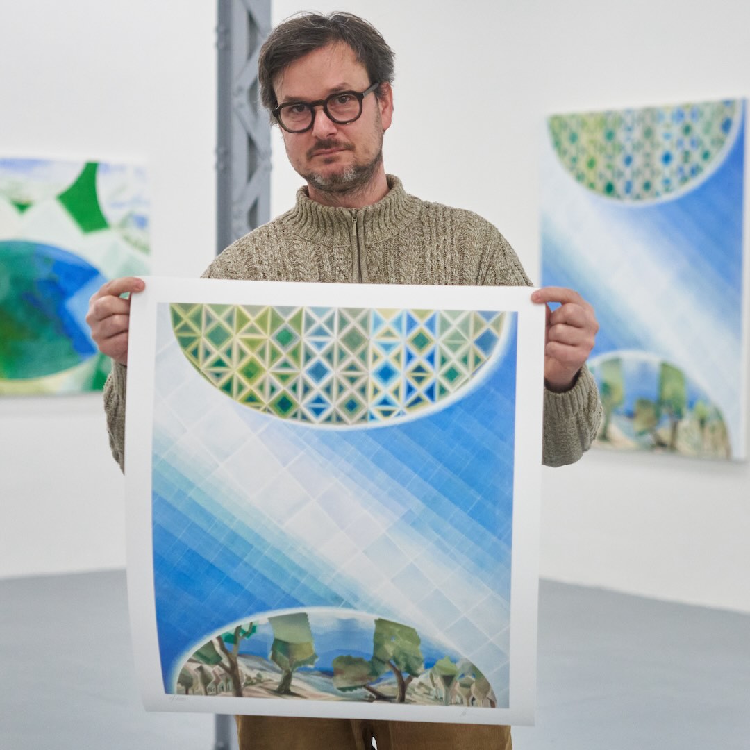 Holding the print