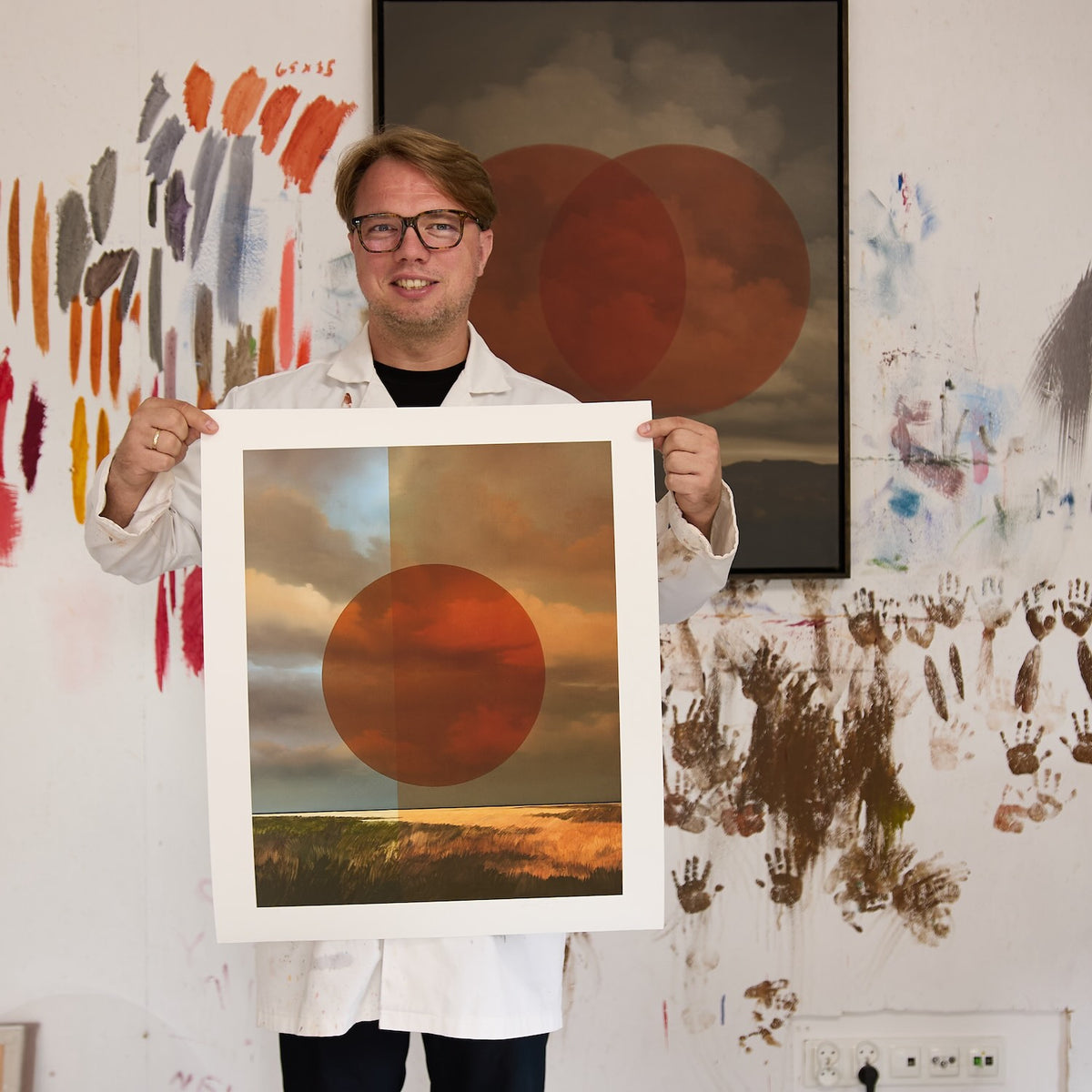 Holding the print