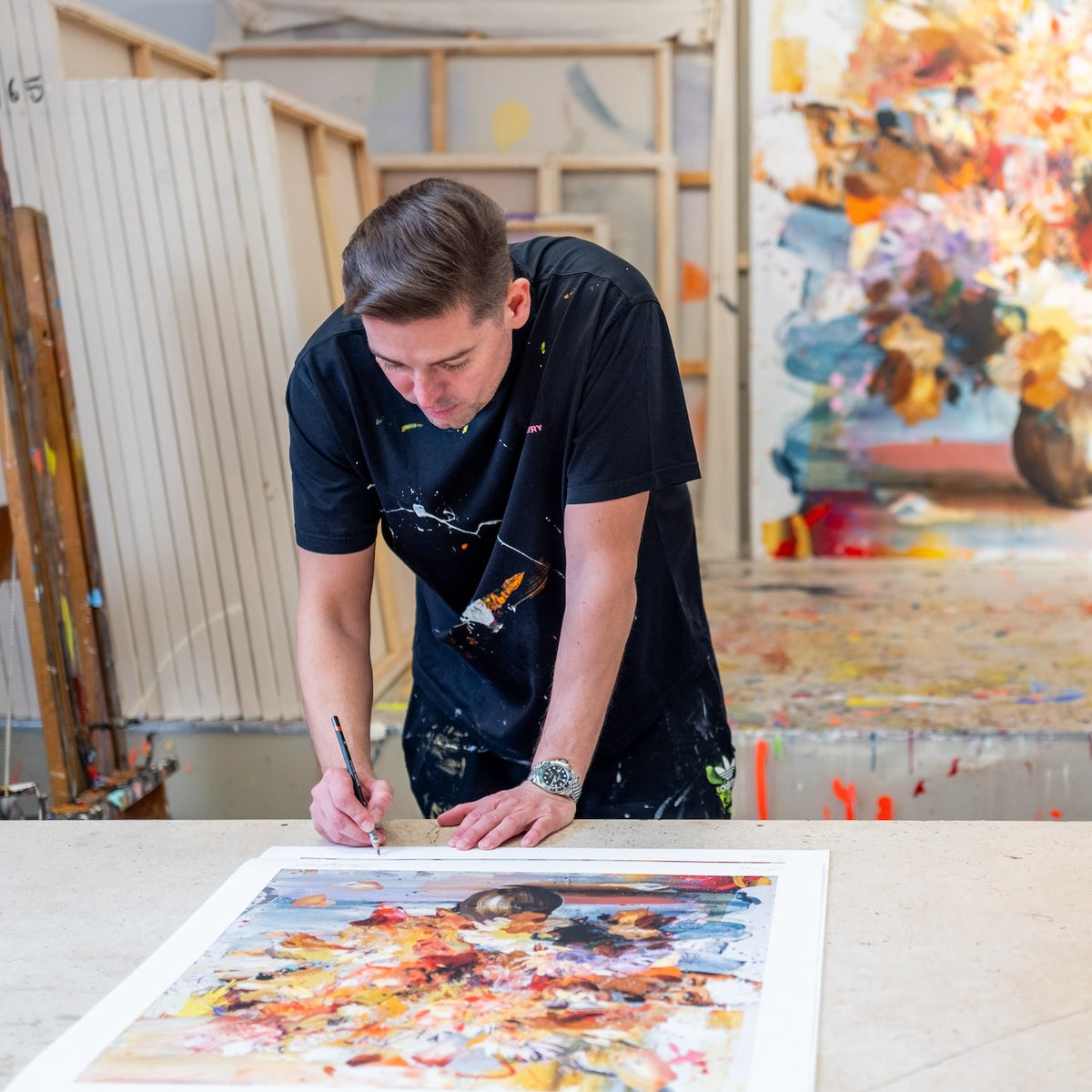 From the studio