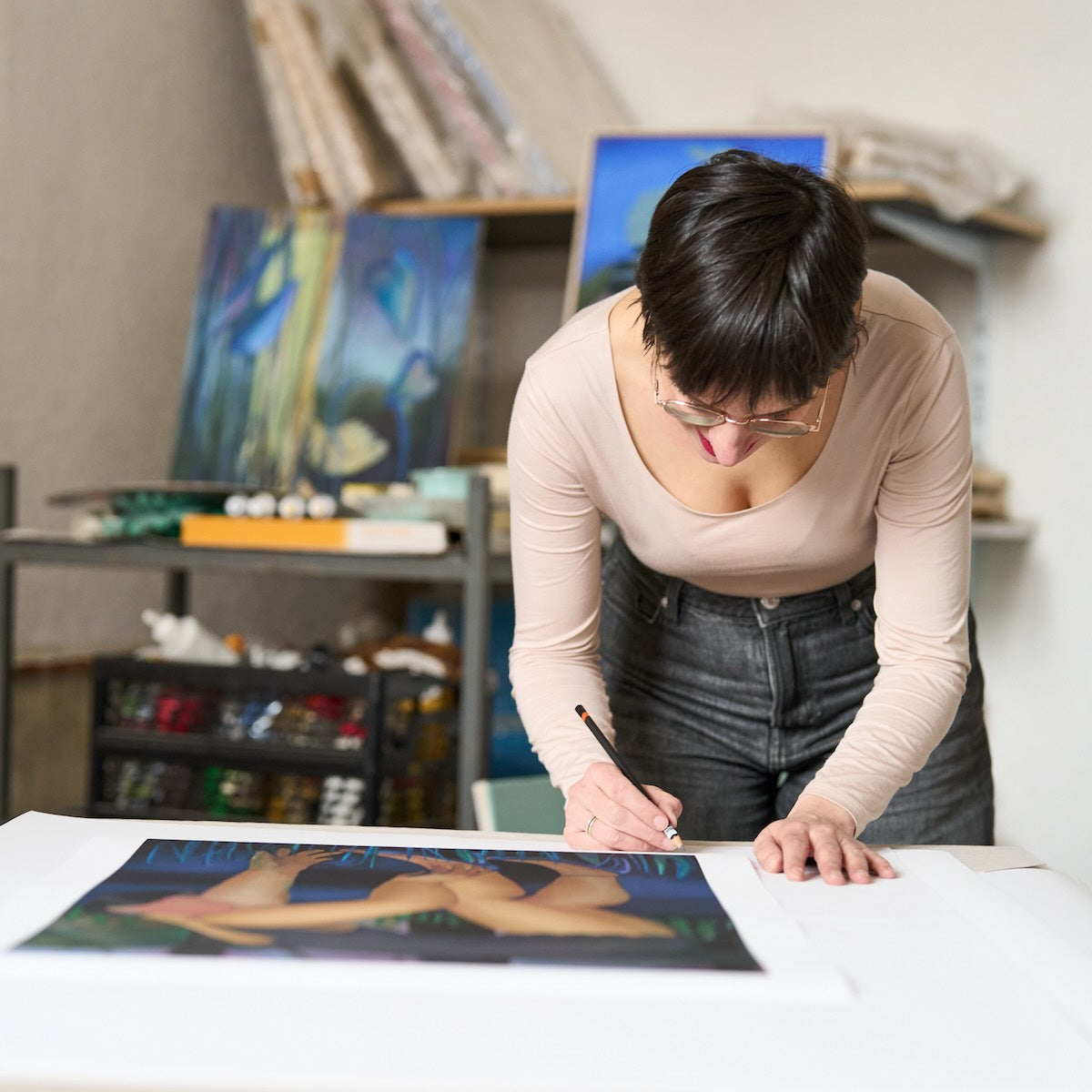 From the studio