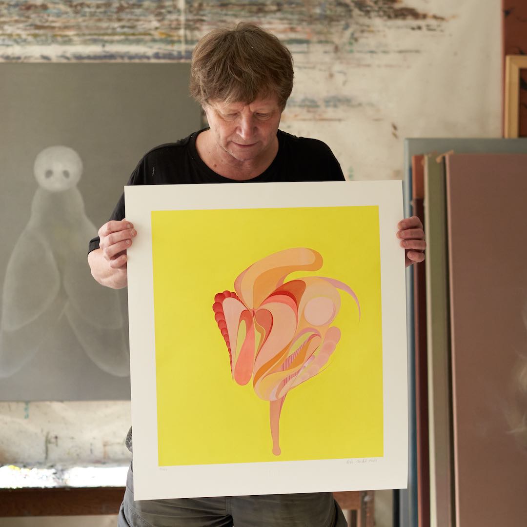 Holding the print