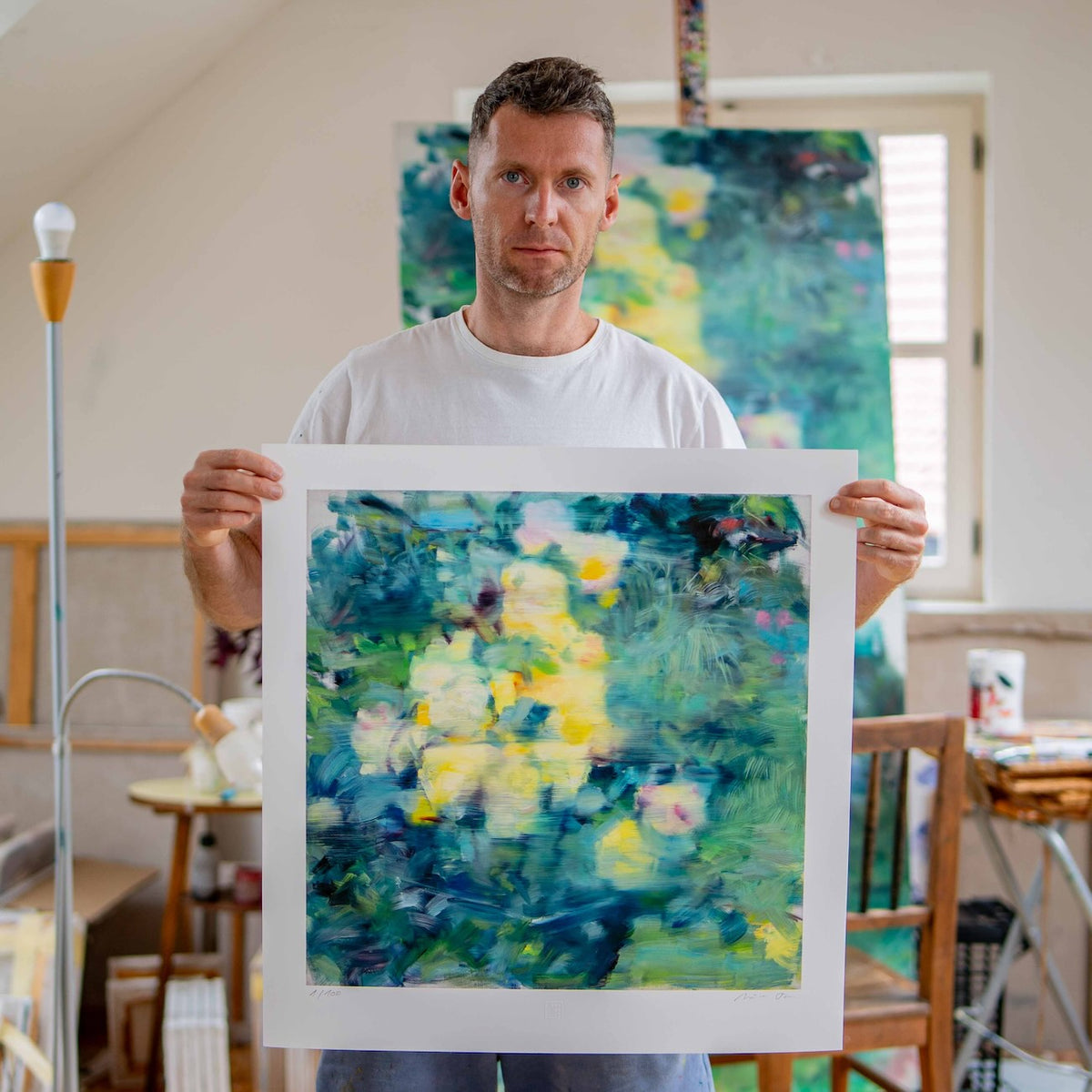 Holding the print