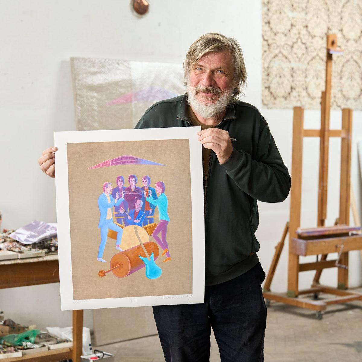 Holding the print