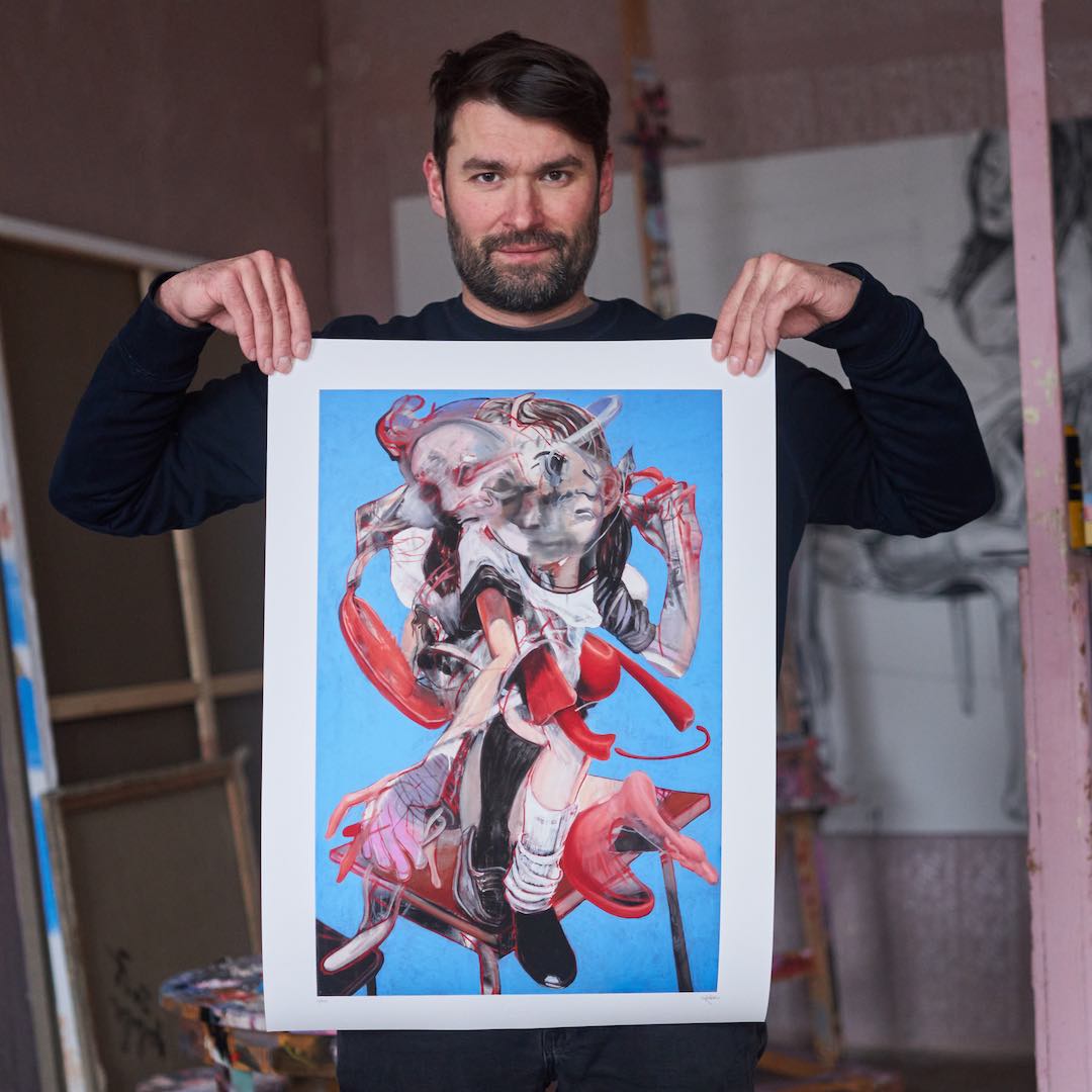 Holding the print