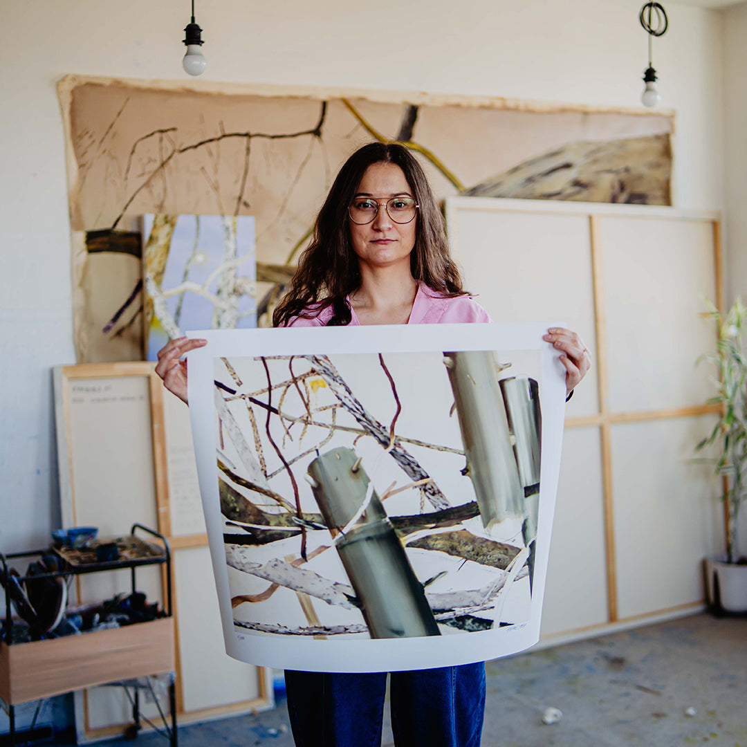 Holding the print