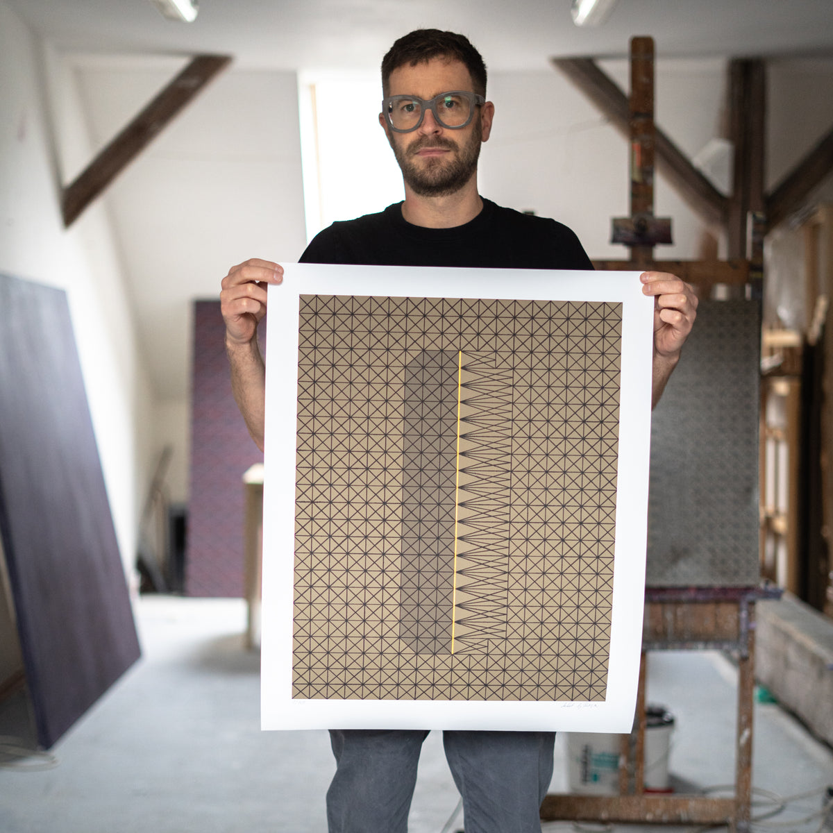 Holding the print