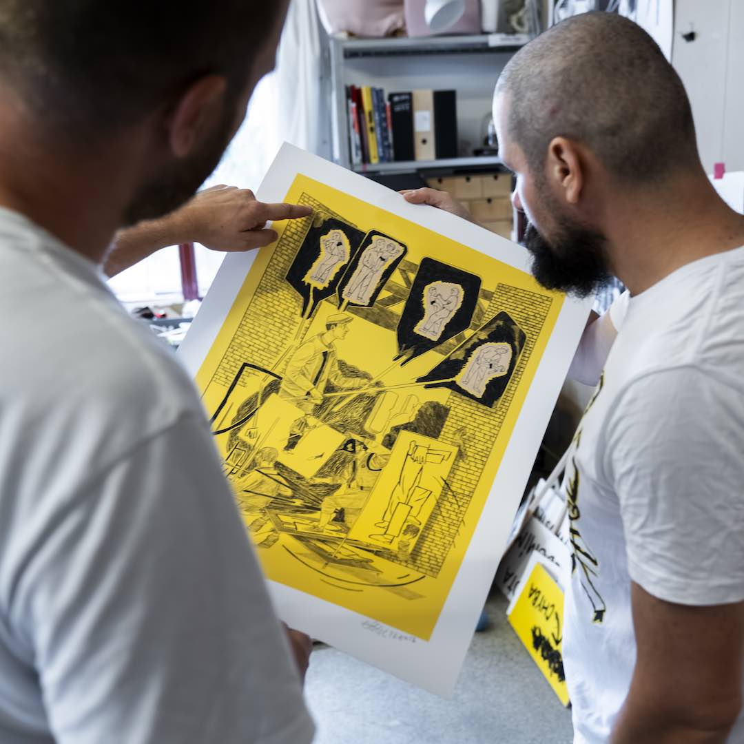 From the studio