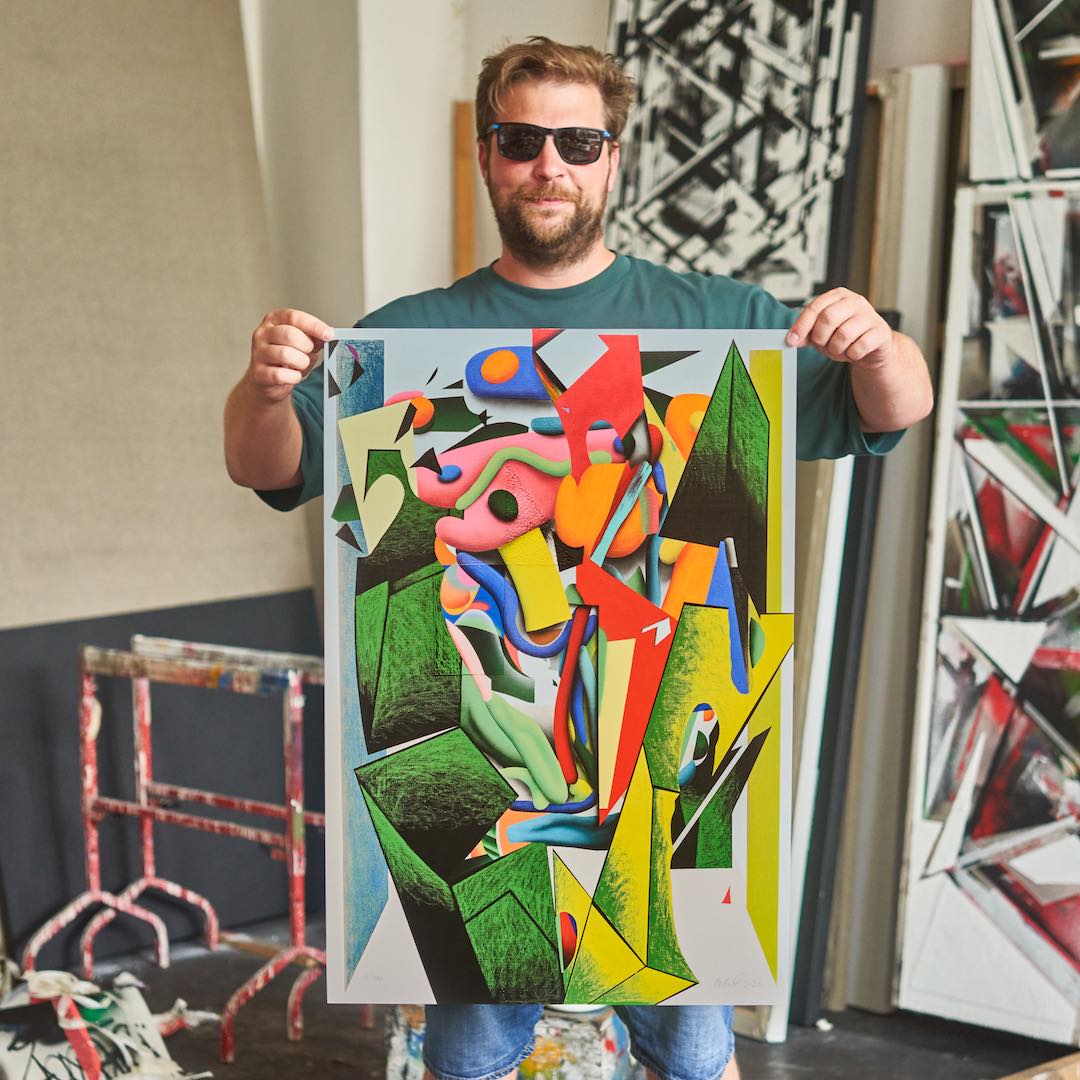 Holding the print