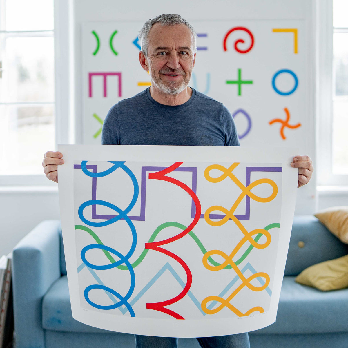 Holding the print