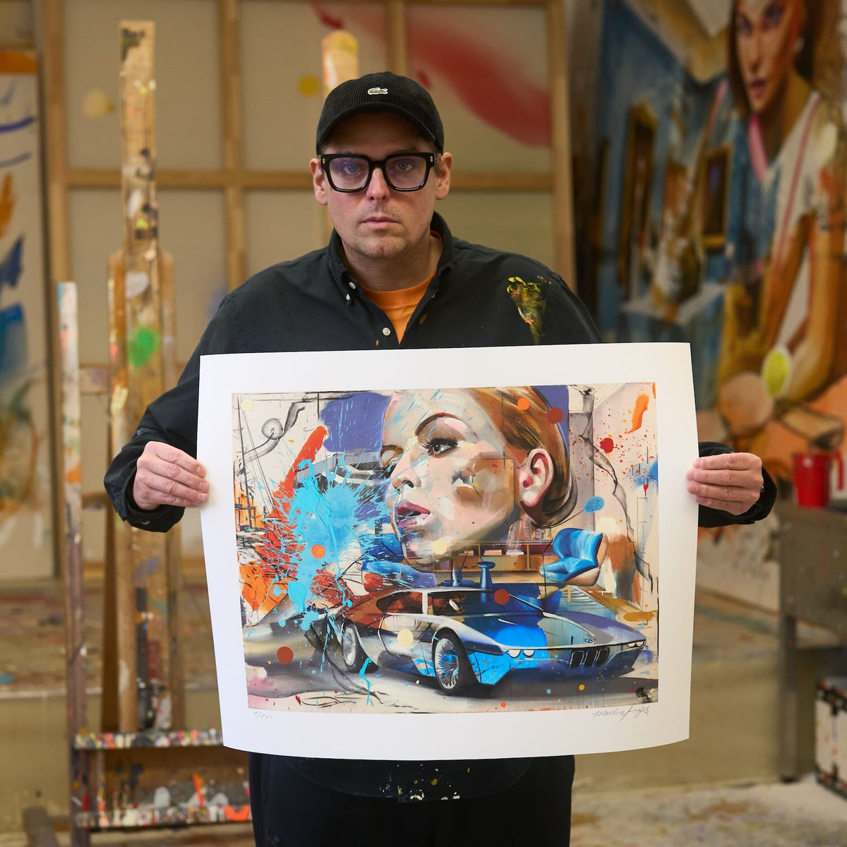 Holding the print