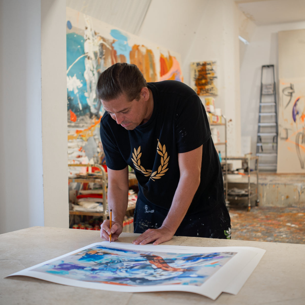 From the studio