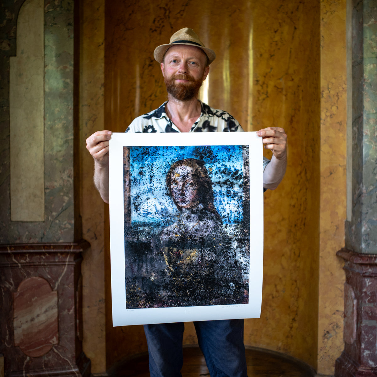 Holding the print