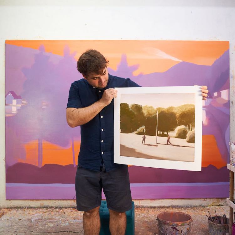 Holding the print