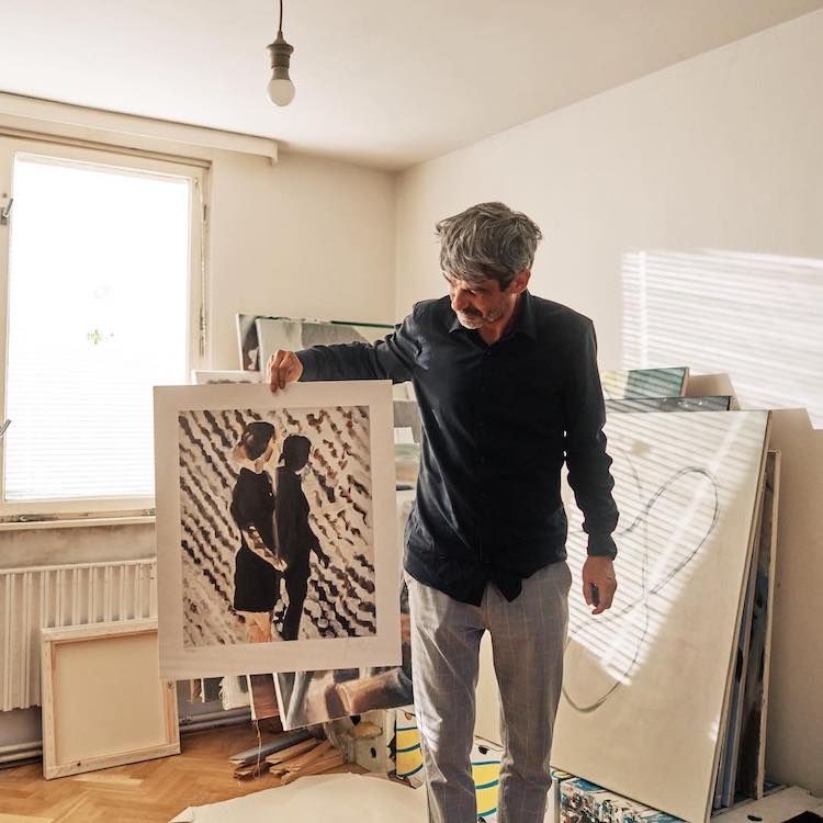 Holding the print