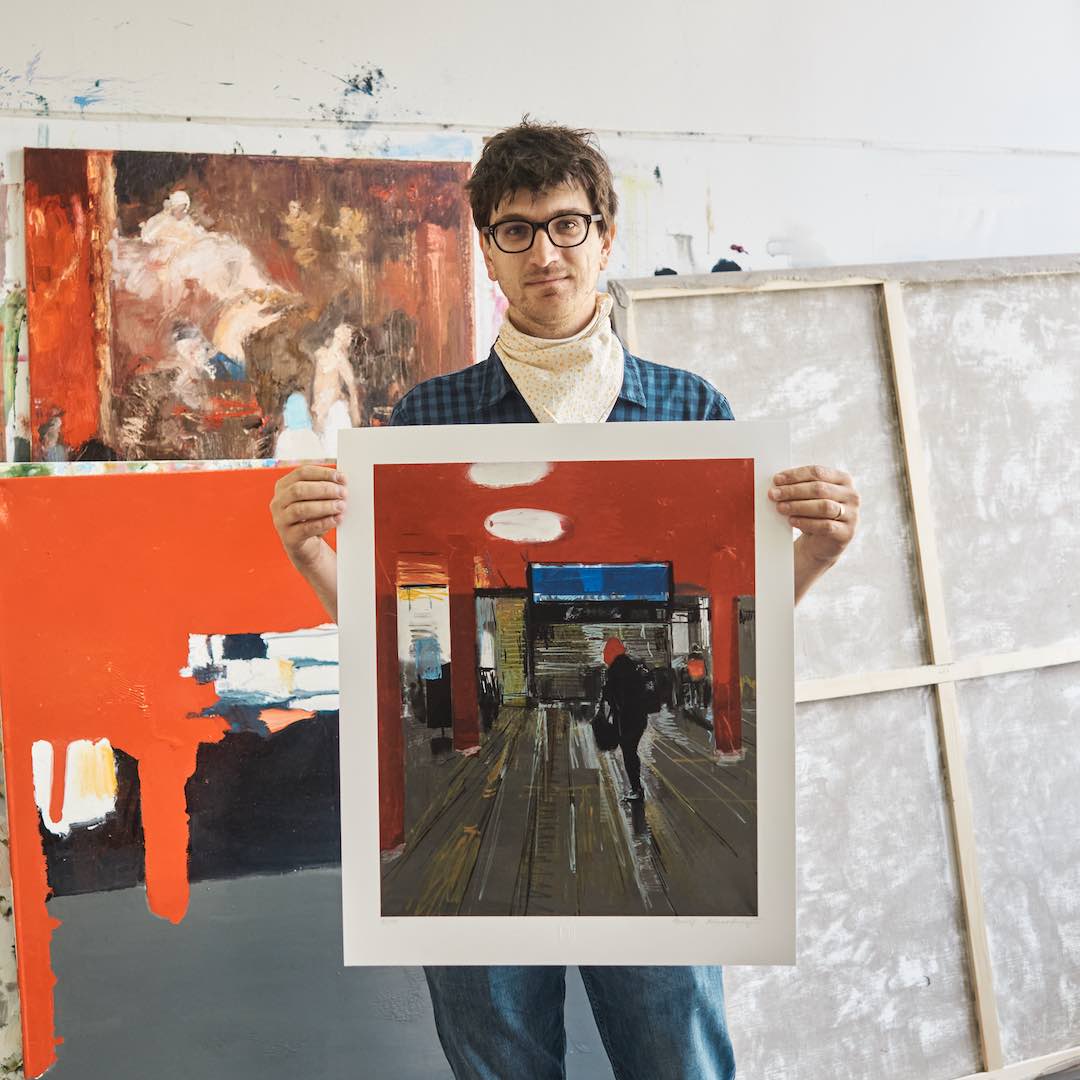 Holding the print
