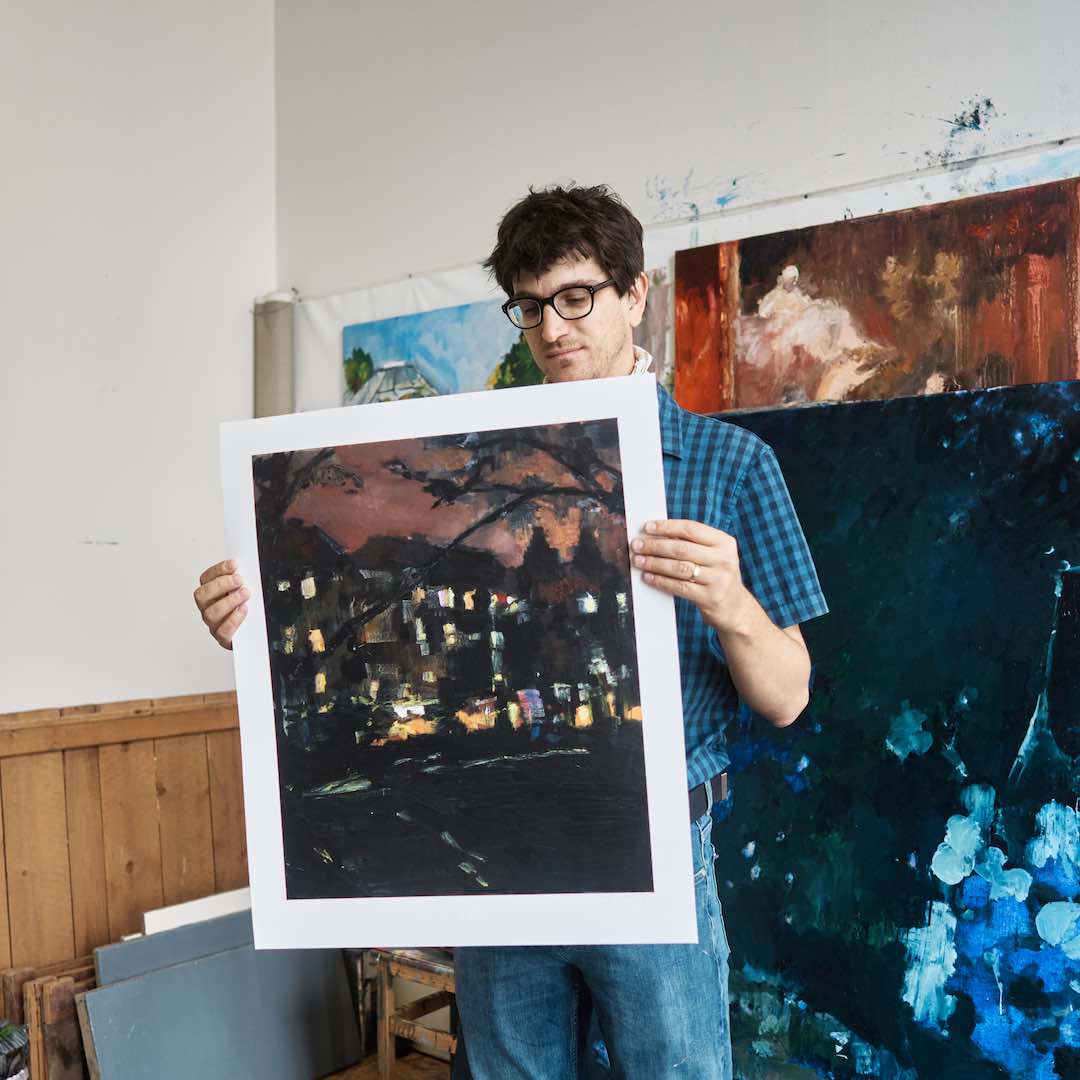 Holding the print